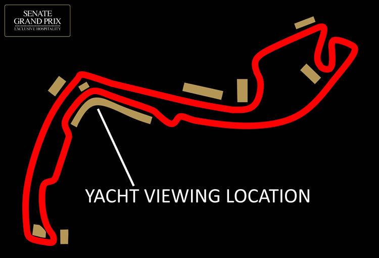 trackside yacht monaco grand prix