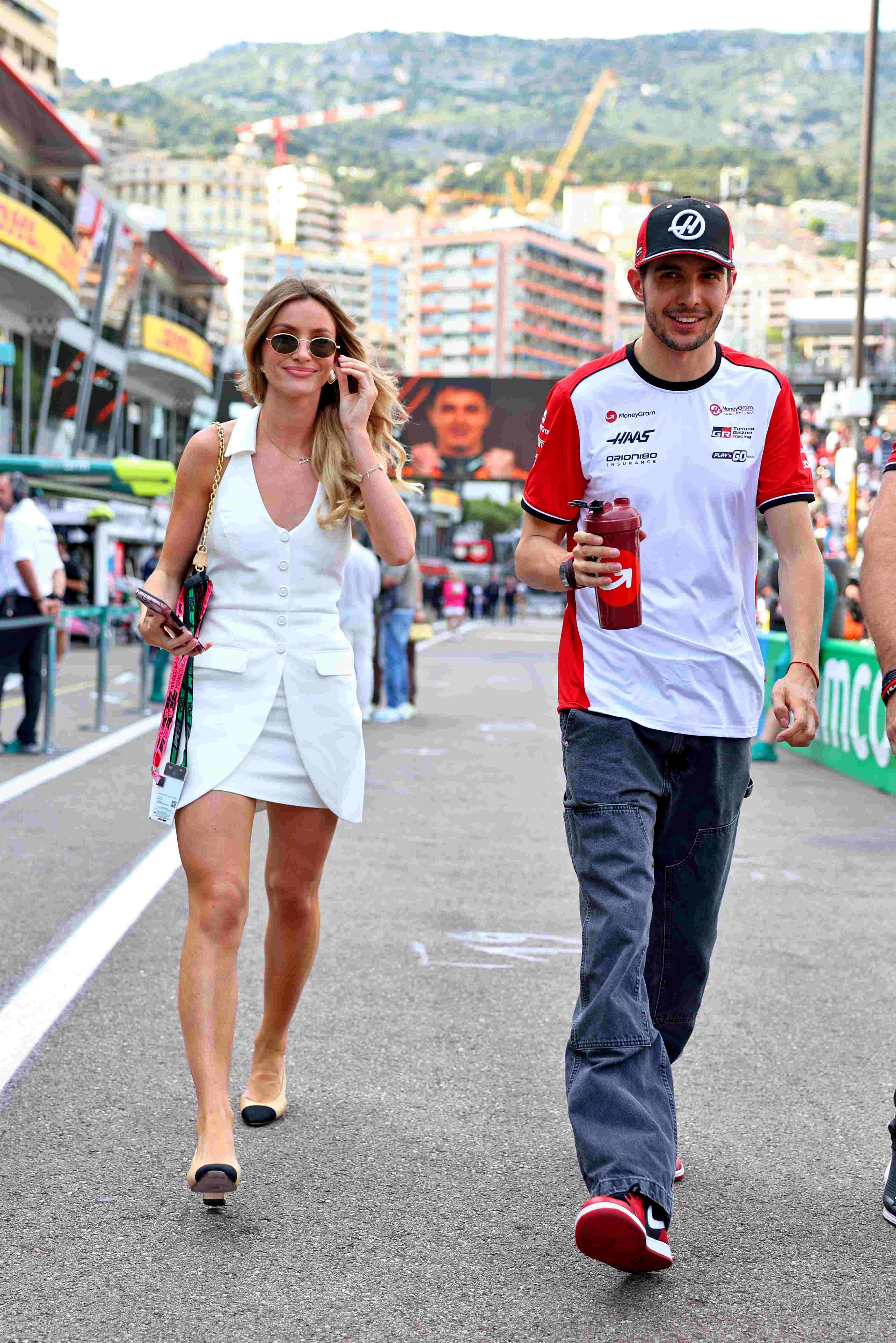 Outfit at F1, with Esteban Ocon